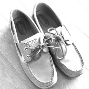 Casual weekend boat shoes